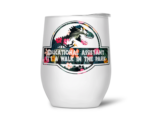 Educational Assistant It's A Walk In The Park (tropical print)