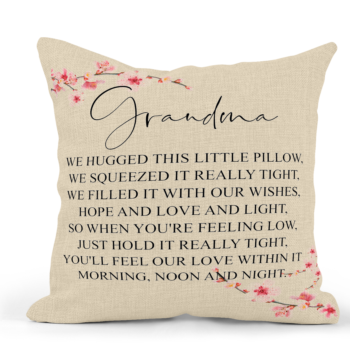 Grandma we hugged this little outlet pillow