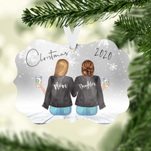 Load image into Gallery viewer, Mom & Daughters Personalized Ornament