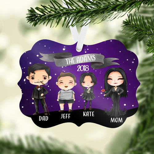 Addams Family Character Ornament