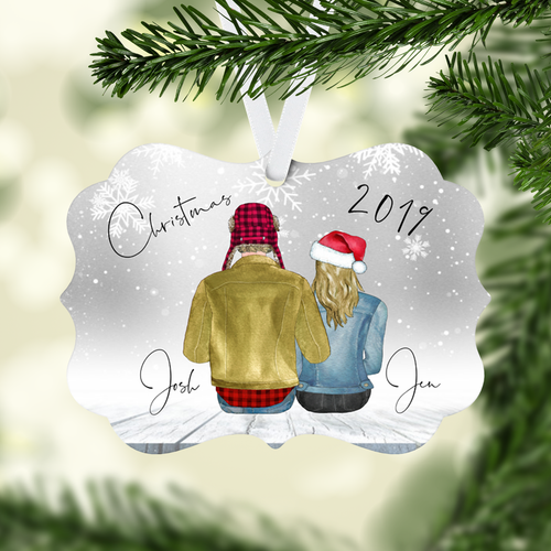 Couples Personalized Ornament