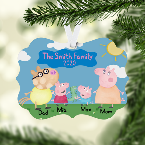 Peppa Pig Family Character Ornament