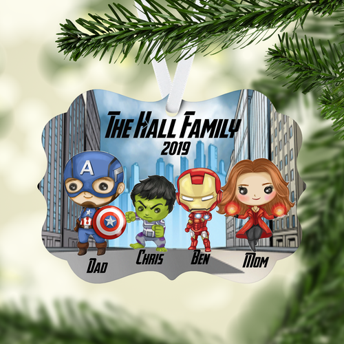 Avengers Family Ornament