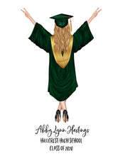 Load image into Gallery viewer, Customized Grad Tumbler -- Girls