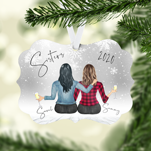 Sisters Personalized Ornament