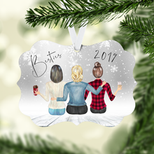 Load image into Gallery viewer, Besties Personalized Ornament