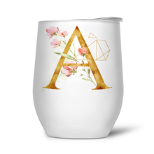 Load image into Gallery viewer, Geometric Gold and Floral Initial