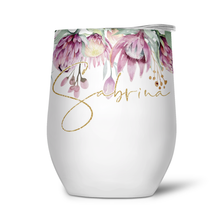 Load image into Gallery viewer, Floral with Gold Glitter Name