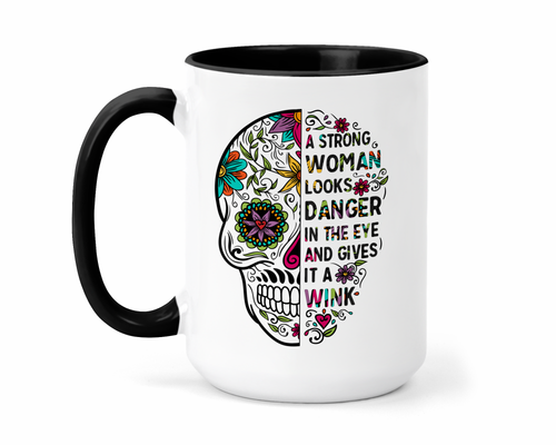 A Strong Woman Looks Danger In The Eye And Gives It A Wink