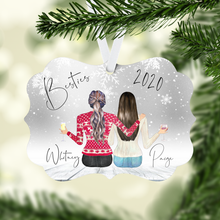 Load image into Gallery viewer, Besties Personalized Ornament