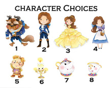 Load image into Gallery viewer, Beauty and the Beast Character Ornament