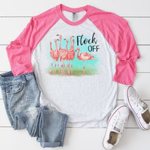 Load image into Gallery viewer, Flock Off Raglan