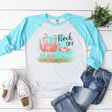 Load image into Gallery viewer, Flock Off Raglan