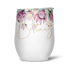 Load image into Gallery viewer, Floral with Gold Glitter Name