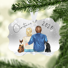 Load image into Gallery viewer, Pet Family Personalized Ornament