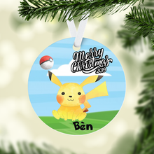 Load image into Gallery viewer, Individual Pokemon Personalized Ornament