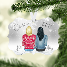 Load image into Gallery viewer, Couples Personalized Ornament