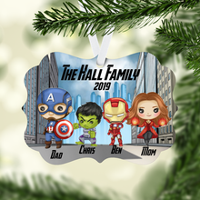 Load image into Gallery viewer, Avengers Family Ornament