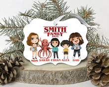 Load image into Gallery viewer, Strange Kids Family Ornament