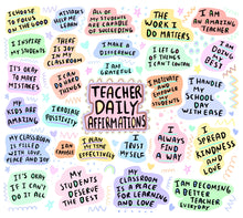 Load image into Gallery viewer, Teacher Daily Affirmations